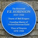 Blue plaque to F E R