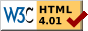 W3C HTML 4.01