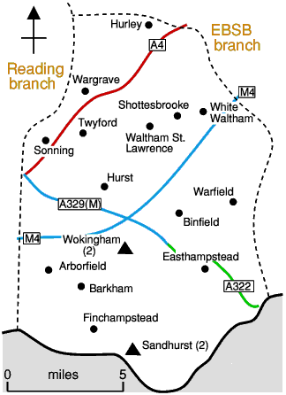 Map of Sonning Deanery