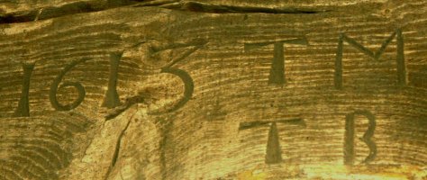 Beam inscribed 1613